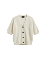 Knit cardigan boxy fit.
