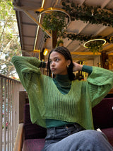 The Mesh Whisper Knit