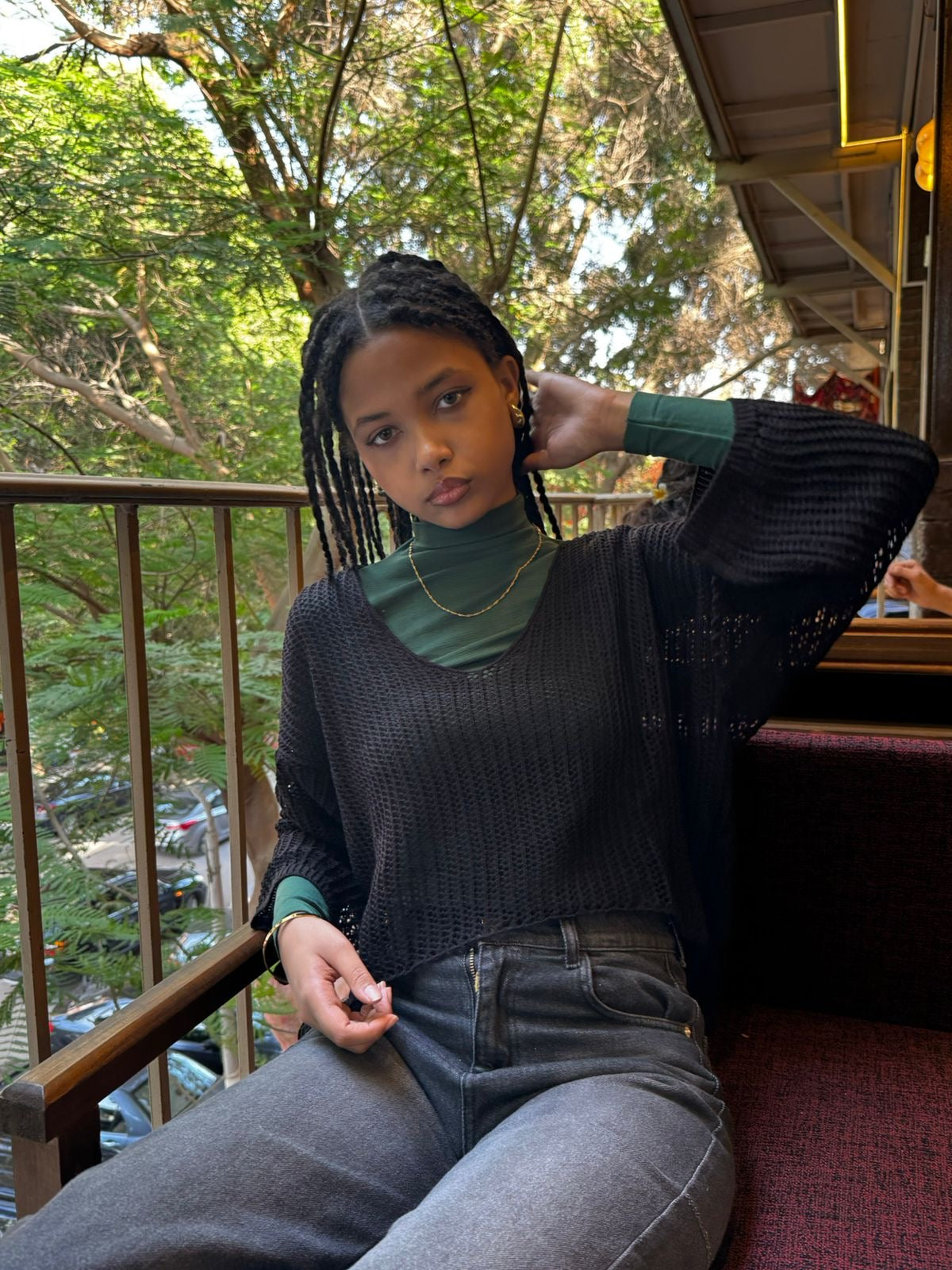 The Mesh Whisper Knit