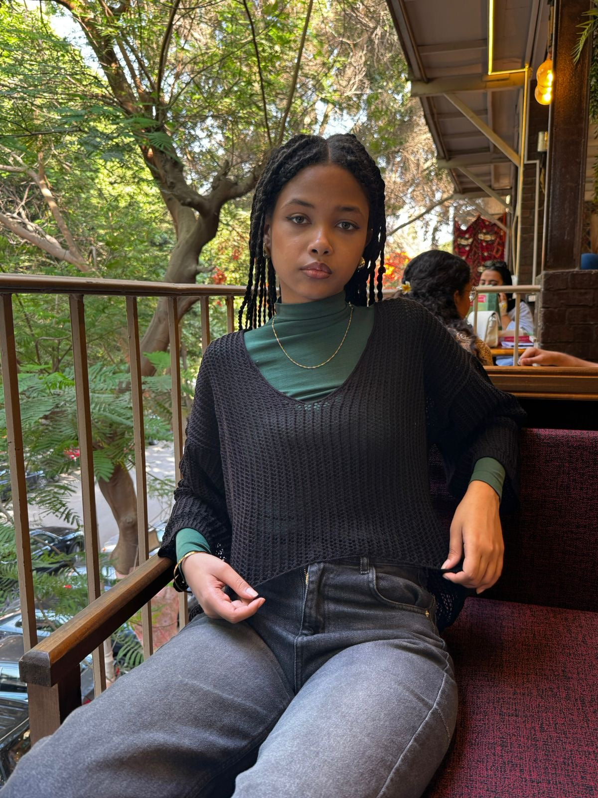 The Mesh Whisper Knit