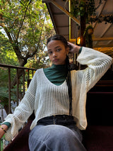 The Mesh Whisper Knit