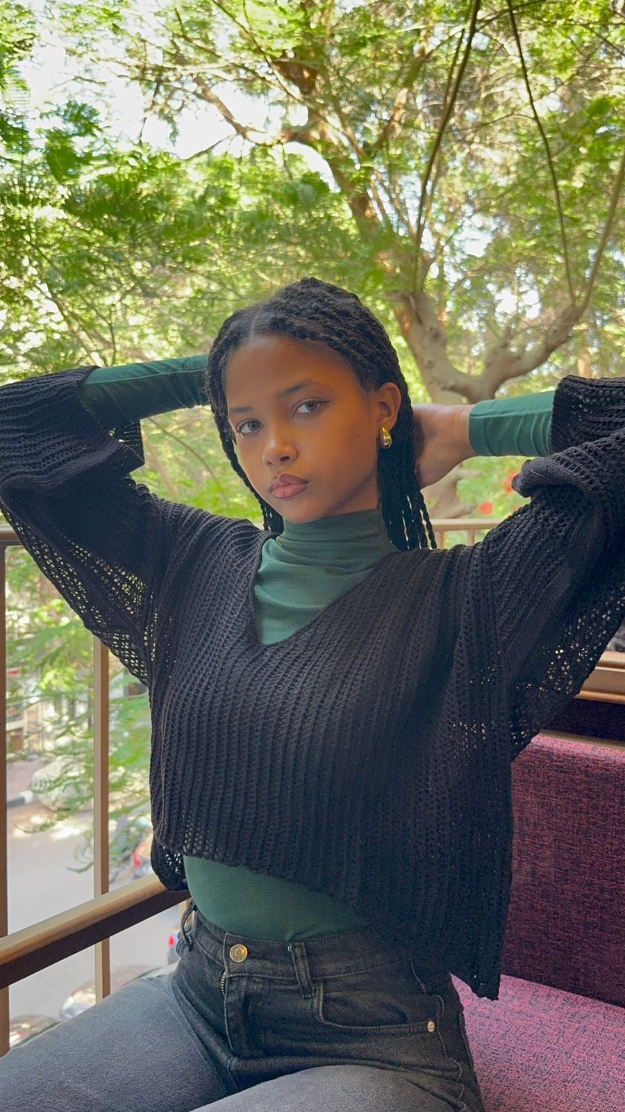 The Mesh Whisper Knit