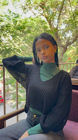 The Mesh Whisper Knit