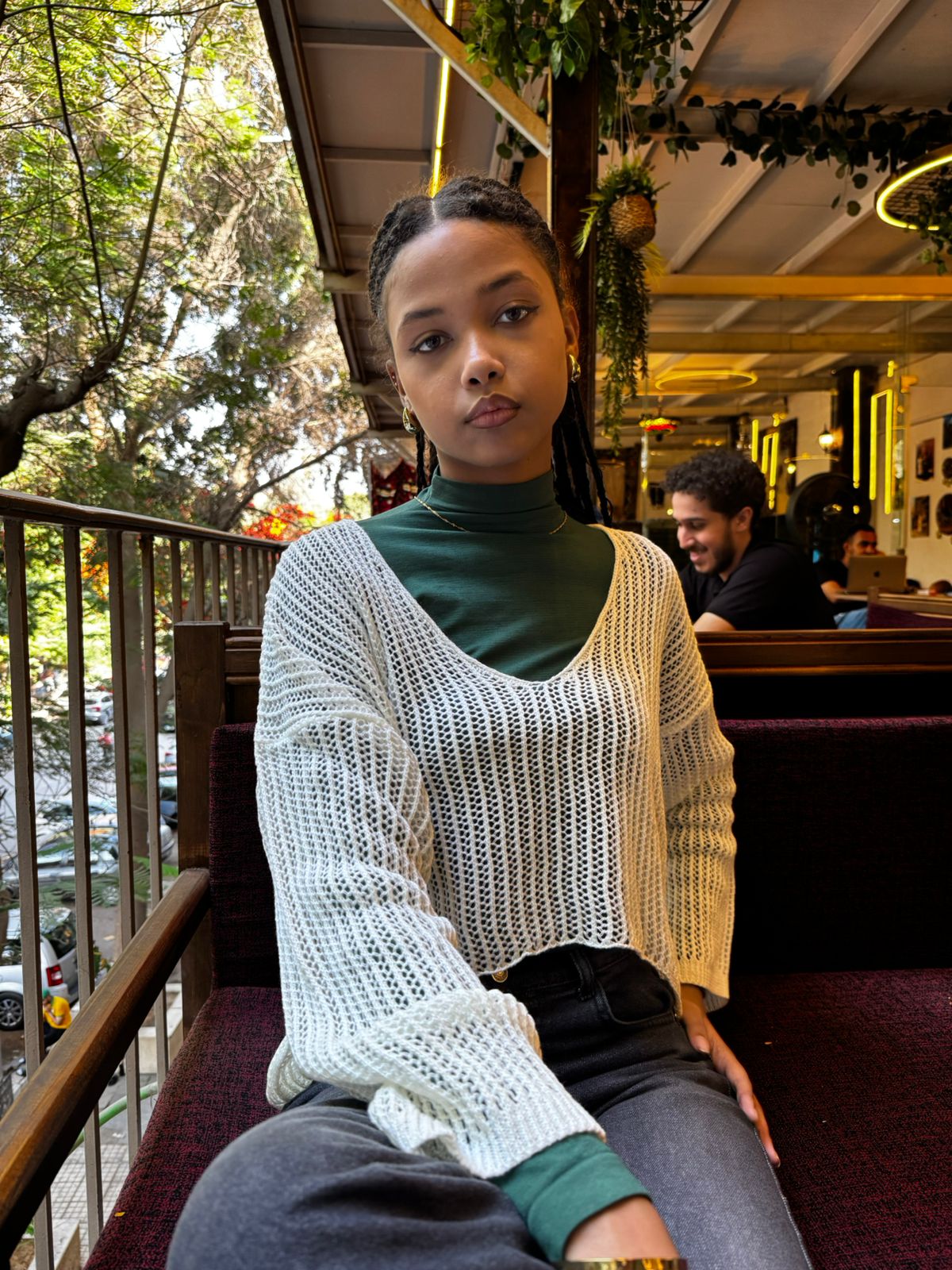 The Mesh Whisper Knit