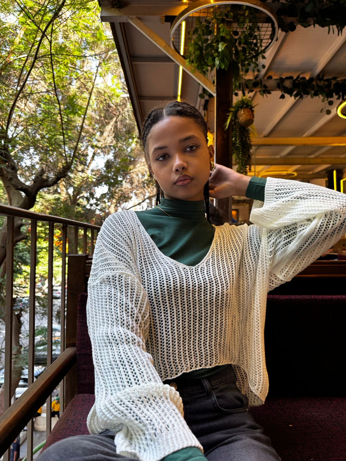 The Mesh Whisper Knit