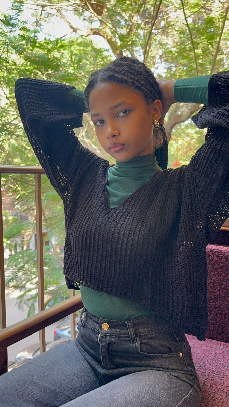 The Mesh Whisper Knit