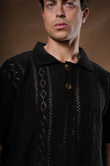 Cotton Blend Basic Knit T-Shirt.