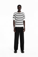 Standard Fit Crew Neck Knitwear Short Sleeve T-Shirt