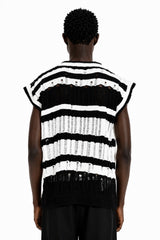 Ripped Striped Tank Top
